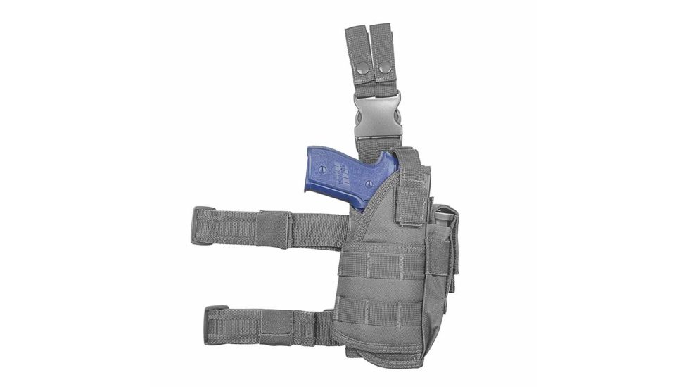 VISM Drop Leg Tactical Holster, Urban Gray CVDLHOL2955U