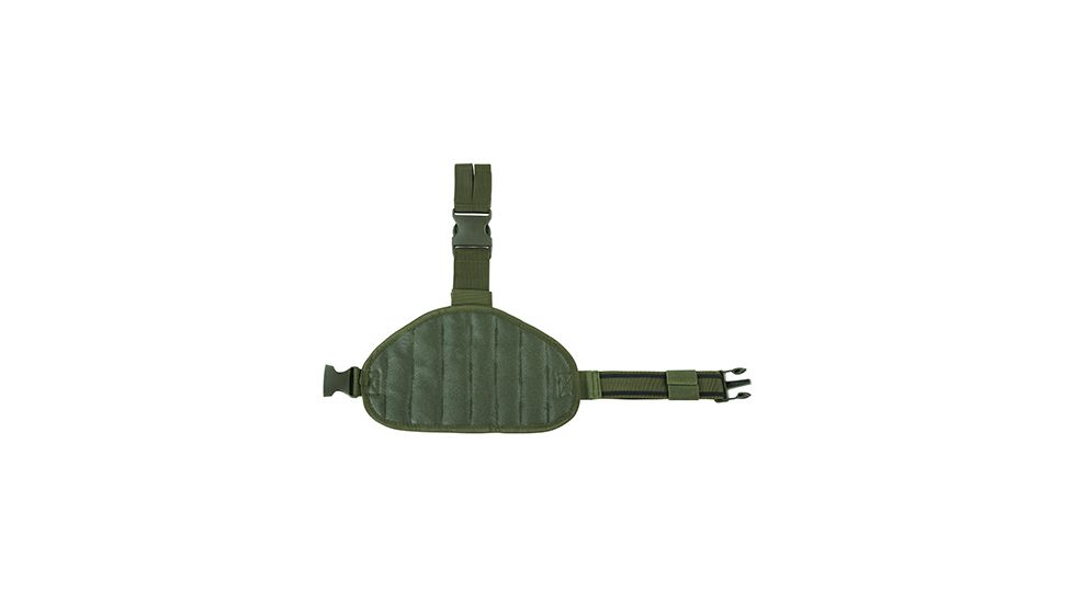 VISM 2956 Drop Leg MOLLE Panel/Holster/Pistol Magazine Pouch, Green CVDLHOL2956G