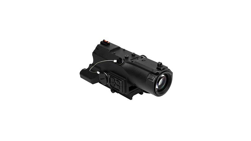 Vism Eco Mod2 4X Magnification 34mm Scope with Green Laser &amp; Red/White Led Navigation Light, Black VECO434QRBM2
