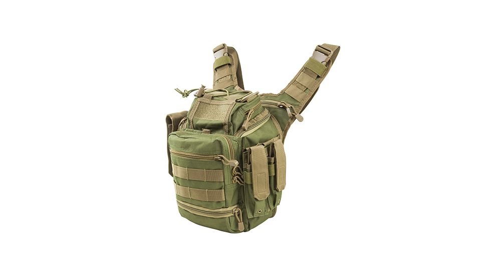 VISM First Responders Utility Bag, Green w/Tan CVFRB2918GT