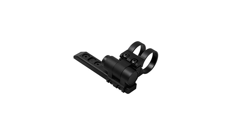 Vism Keymod 1in Extended Flashlight Mount/Modular, Black VMFLKMMR