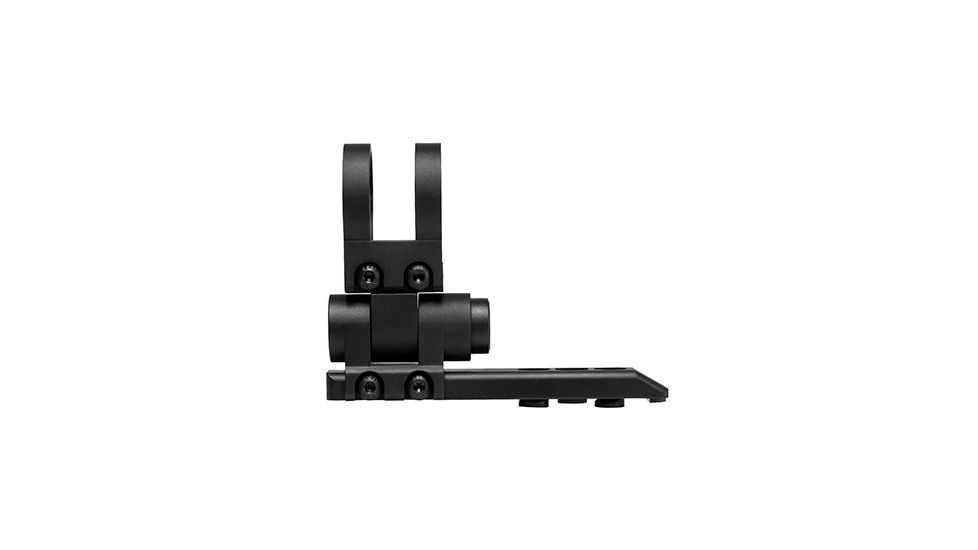 Vism Keymod 1in Extended Flashlight Mount/Modular, Black VMFLKMMR