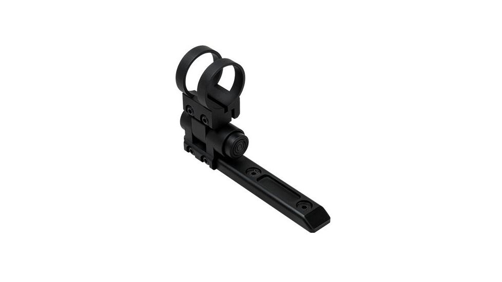 Vism M-Lok 1in Extended Flashlight Mount/Modular, Black VMFLMLMR