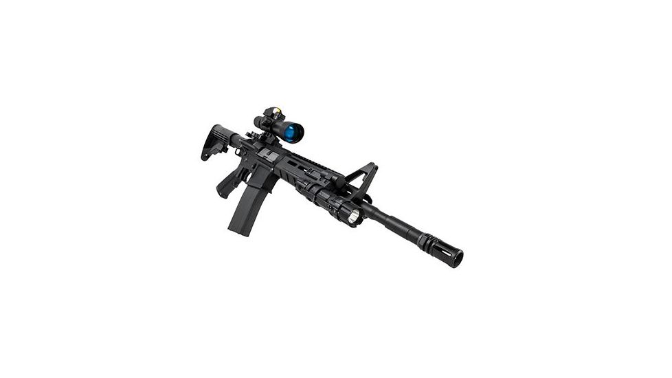 Vism M-Lok 1in Extended Flashlight Mount/Modular, Black VMFLMLMR
