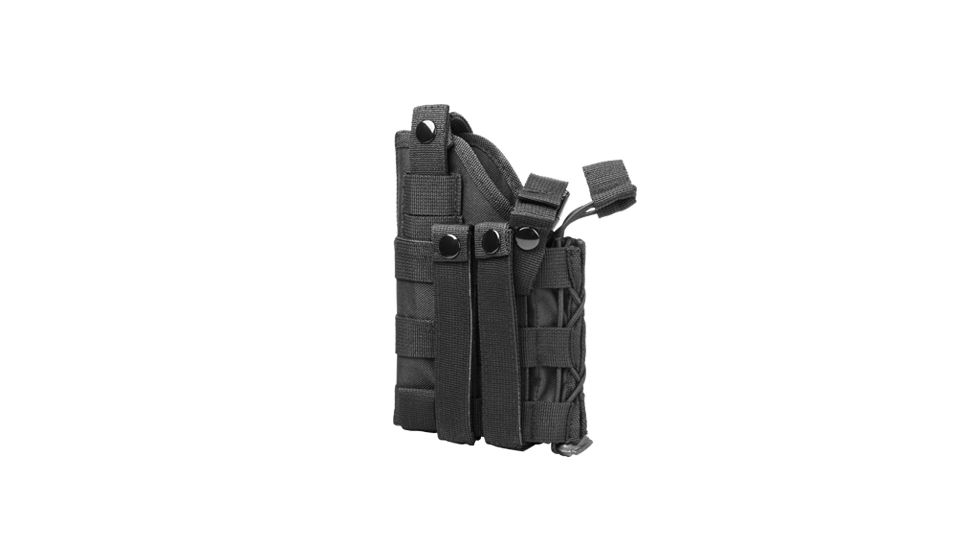 VISM Modular Molle Pistol Holster/Black, BLACK CVHOL2953B
