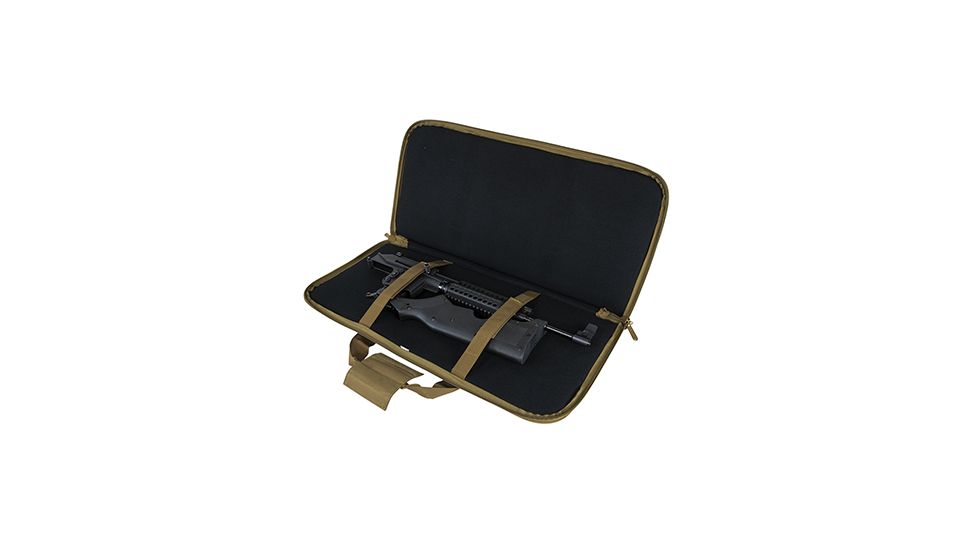 VISM Padded 28in AR15/AK Carbine Pistol Case w/Shoulder Sling 2910, Tan, Rectangular CVCP2960T-28