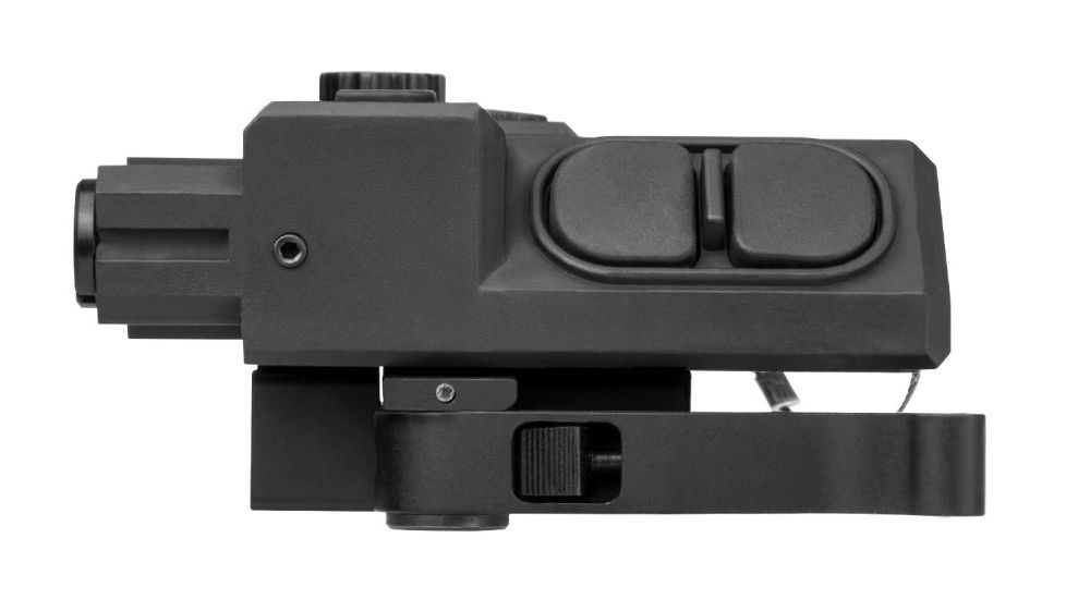VISM QR Laser Designator Box w/ Green Laser Sight and 4 Color LED NAV Lights, Black VLG4NVQRB