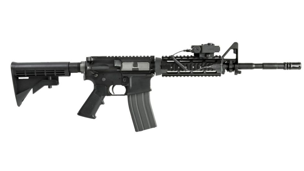 VISM QR Laser Designator Box w/ Green Laser Sight and 4 Color LED NAV Lights, Black VLG4NVQRB