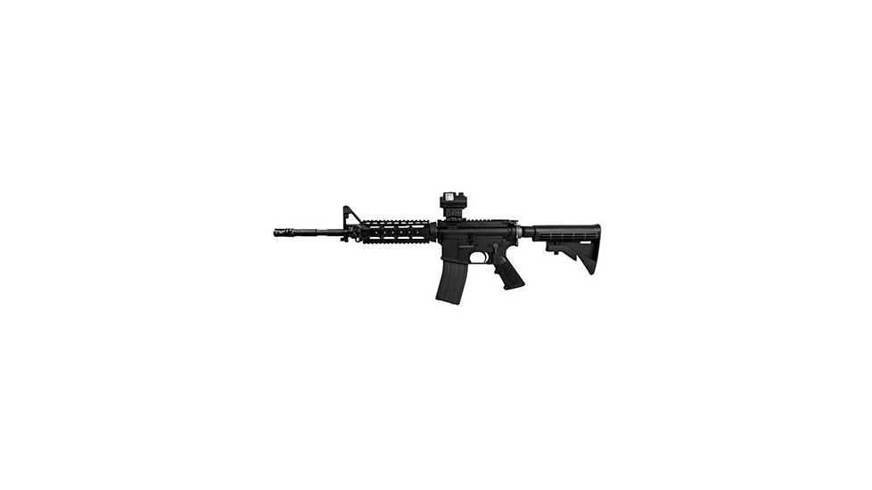 Vism Red &amp; Blue Dot Reflex Optic - 1.7in H with Integrated Green Laser, Black VDBRGLB
