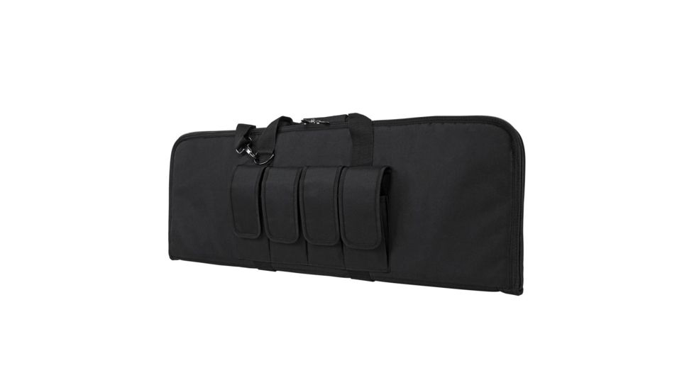 VISM Rifle Gun Case, Black, 42in L X 13in H, CVCP2960B-42