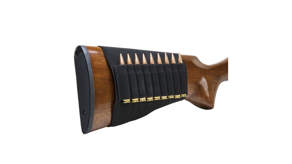 Vism Rifle Stock Cartridge Pouch, Black, CVSRC2993B