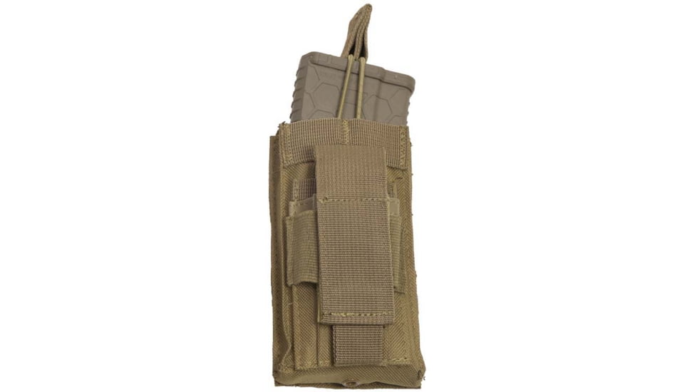 VISM Single AR/Pistol Mag Pouch, Tan, CVAR1MP3037T
