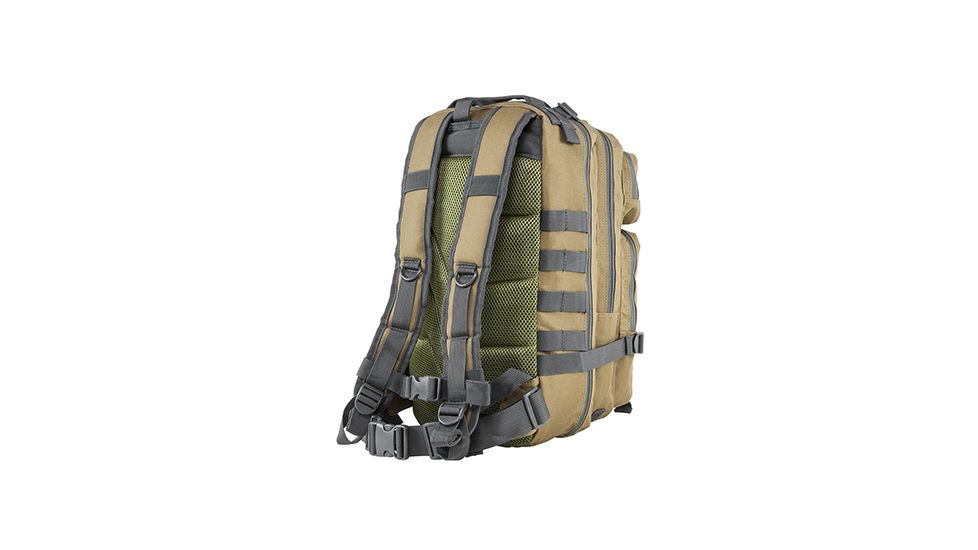 VISM Small Backpack, Tan with Urban Gray Trim CBSTU2949