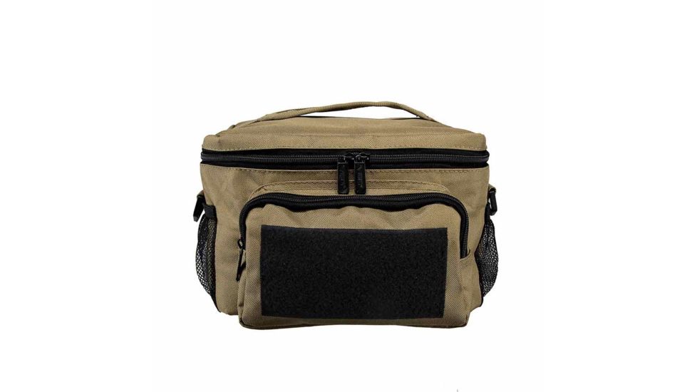 VISM Small Insulated Cooler Lunch Bag With Molle/Pal Webbing, Tan CVKOLS3022T