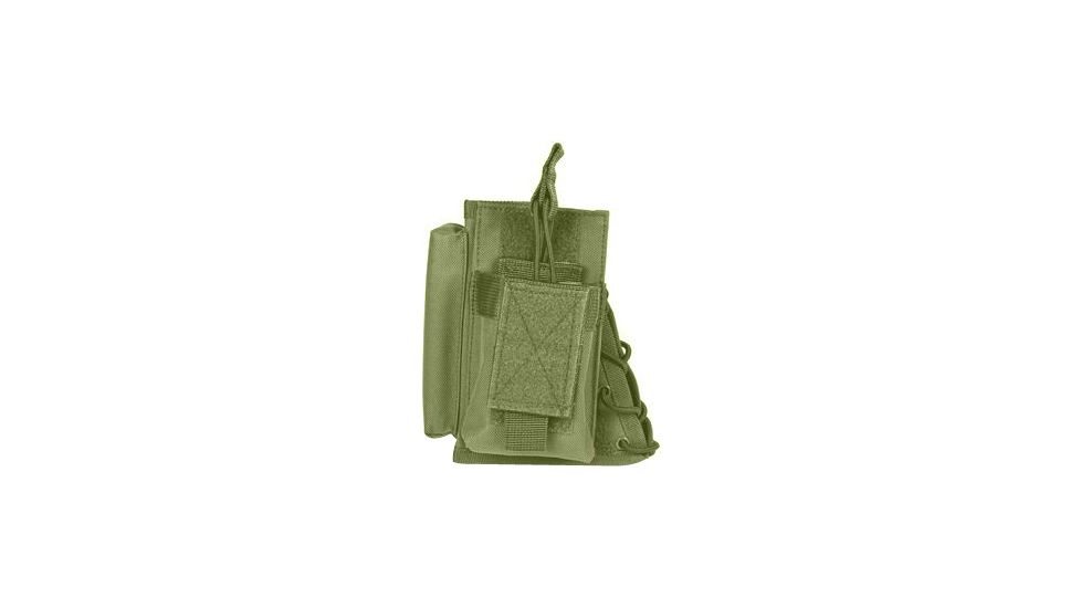 Vism Stock Riser With Mag Pouch, Green CVSRMP2925G
