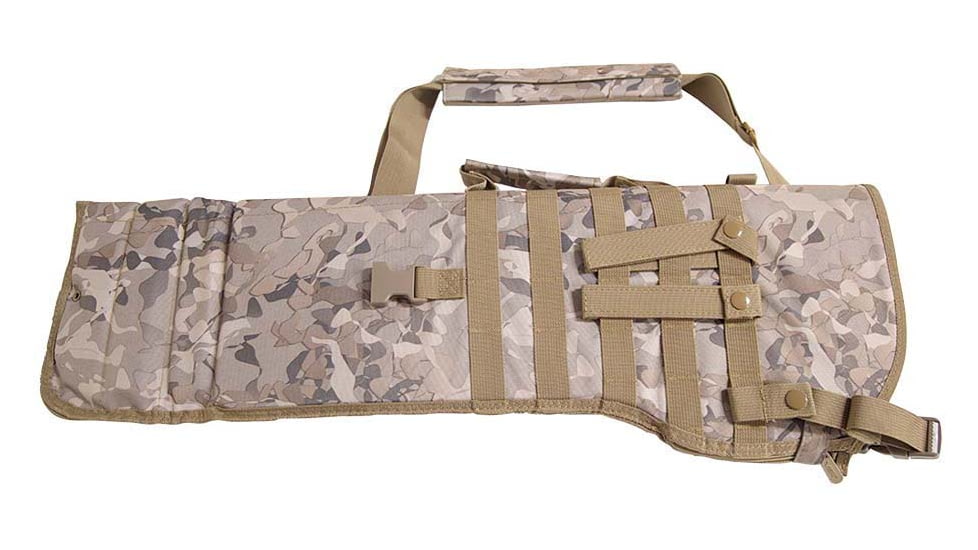 VISM Tac Rifle Scabbard, Ncstar Tan Camo, CVRSCB2919NC