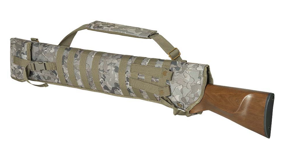 VISM Tac Shotgun Scabbard, Ncstar Tan Camo, CVSCB2917NC