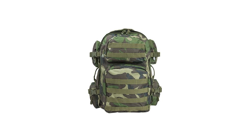 VISM Tactical Backpack - Woodland Camo, WOODLAND CAMO CBWC2911