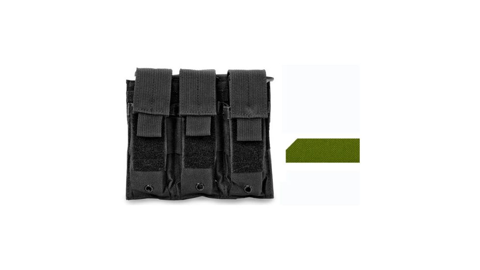 Vism Triple Pistol Mag Pouch, Green CVP3P2932G