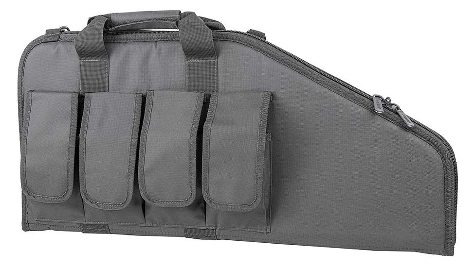 Vism By Ncstar Ar &amp; Ak Pistol, Subgun Gun Case 2907, 28In X 13In, Urban Gray, CVCP2961U-28