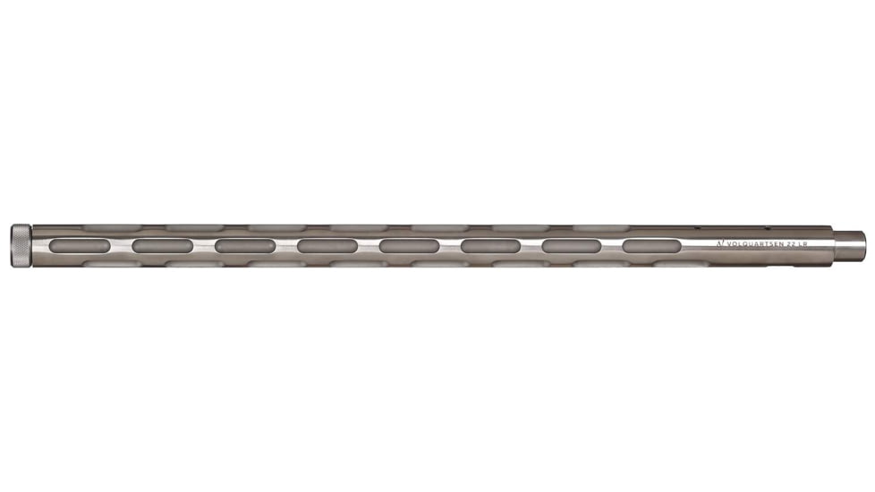 Volquartsen Firearms 10/22 22 LR Stainless Steel Barrel with 1/2 x 28 Threads, I-Fluted, Silver, VC10IF-28