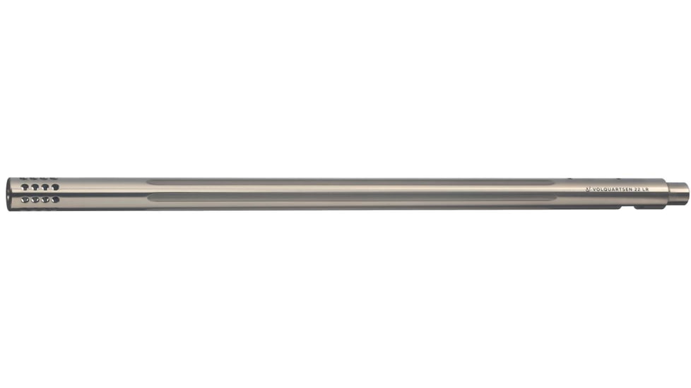 Volquartsen Firearms 10/22 22 LR Stainless Steel Barrel with 32 Hole Comp, Straight Fluted, Stainless, VC10SF