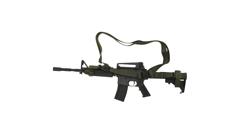 Voodoo Tactical 3 Point Rifle Sling, OD Green, 20-9246004000
