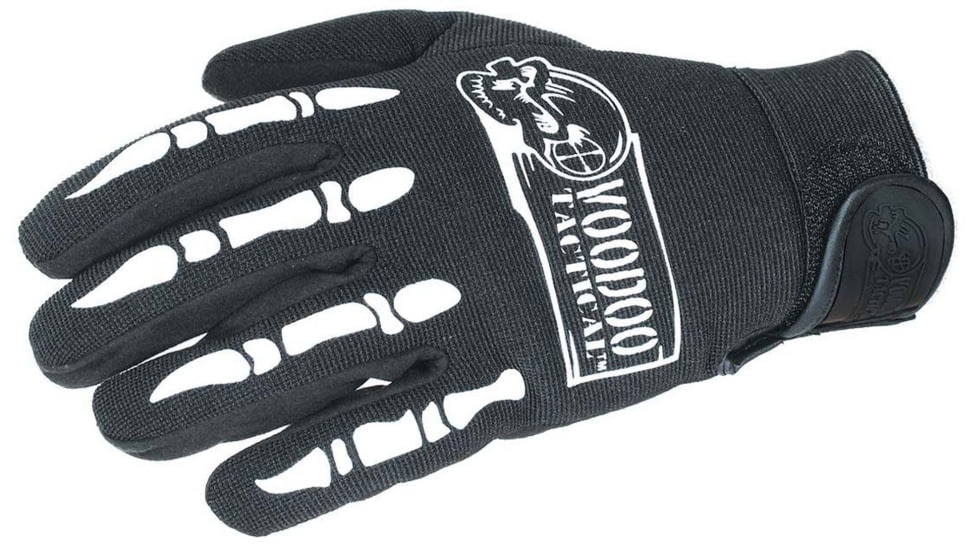 Voodoo Tactical Bones Gloves - Mens, White/Black, Medium, 20-7600024093