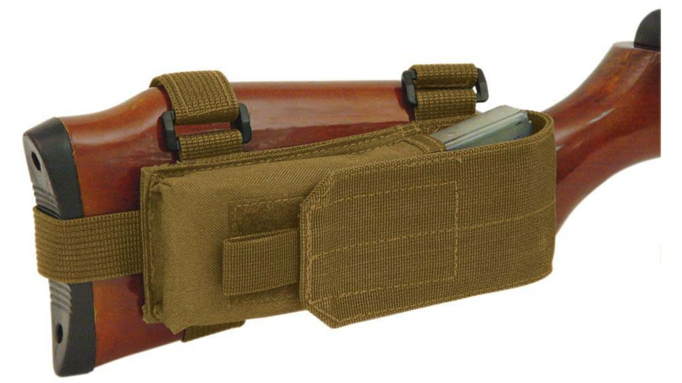 Voodoo Tactical Buttstock Mag Pouch, Coyote, 20-9290007000