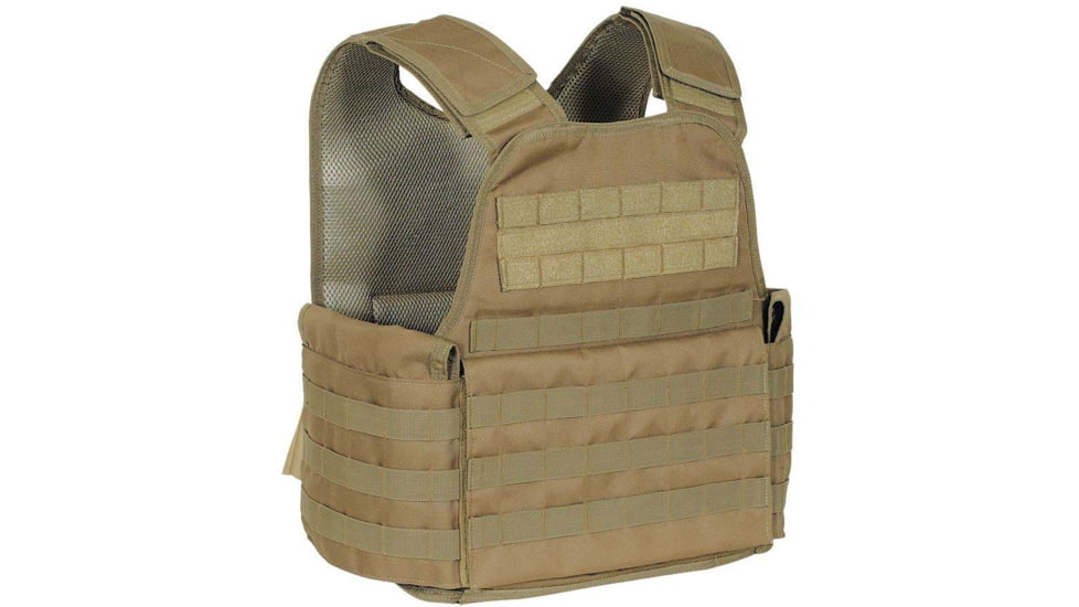 Voodoo Tactical Lightweight Tactical Plate Carrier, Coyote, One Size, 20-0096007000