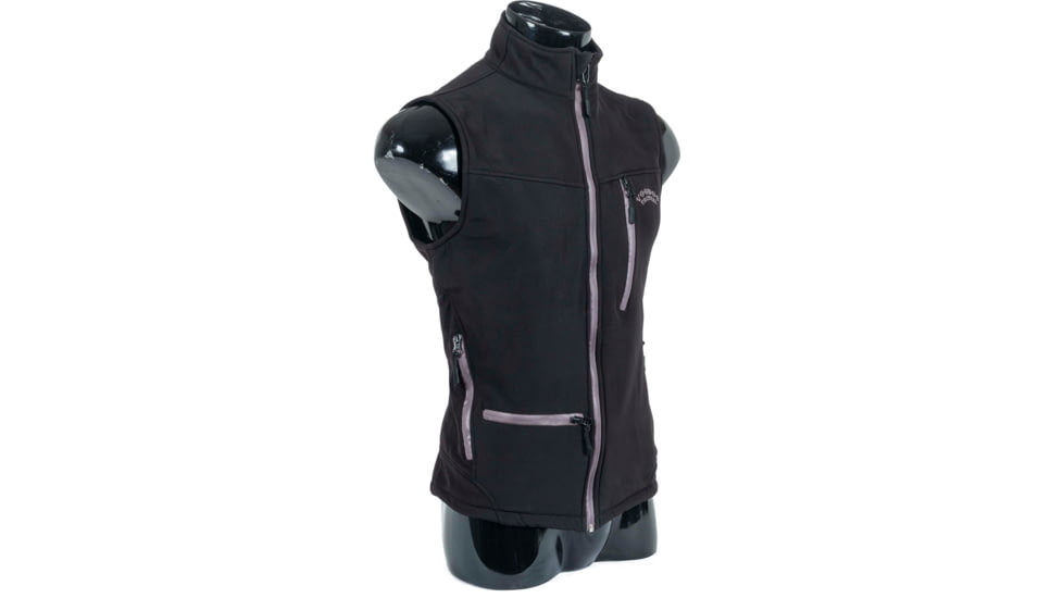 Voodoo Tactical Softshell Zip Front Vest w/Voodoo Logo - Mens, Black, Extra Large, 01-5000001096
