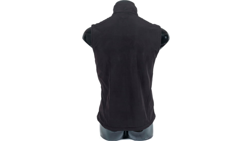 Voodoo Tactical Softshell Zip Front Vest w/Voodoo Logo - Mens, Black, Extra Large, 01-5000001096