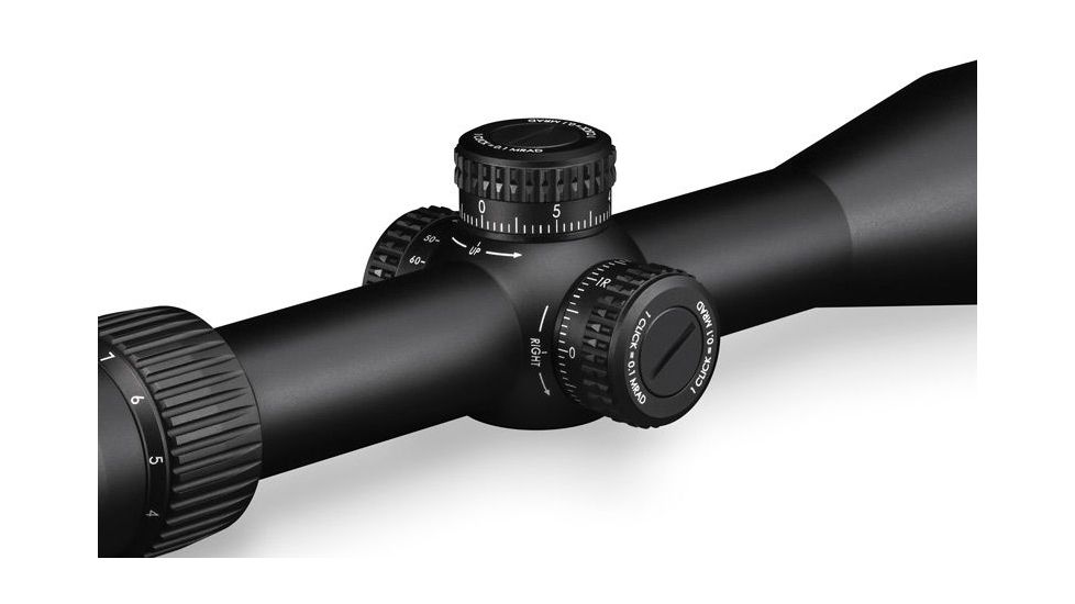 Vortex Diamondback 4-16x44 mm Rifle Scope, 30 mm Tube, First Focal Plane, Black, Hard Anodized, Non-Illuminated EBR-2C MRAD Reticle, Mil Rad Adjustment, DBK-10027