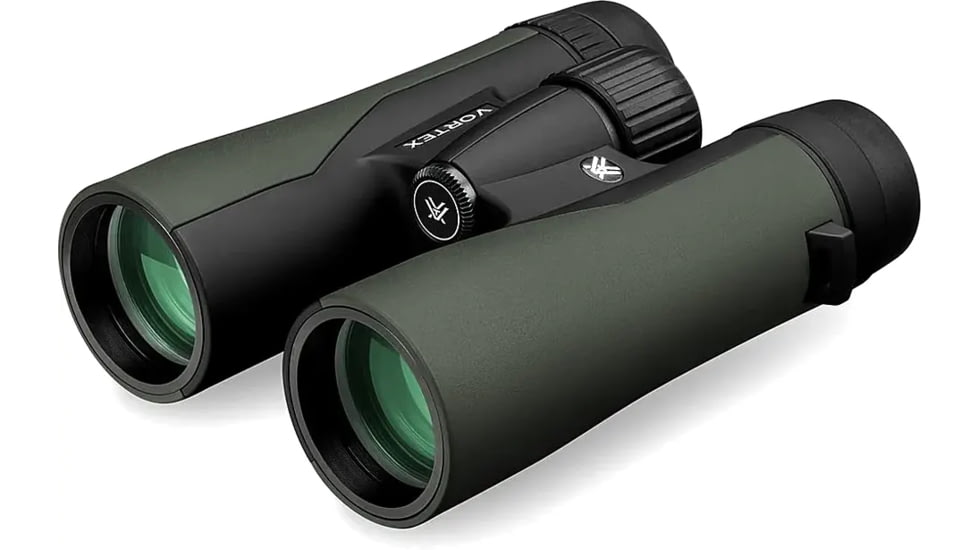 Vortex Crossfire HD 10x42mm Roof Prism Binoculars, ArmorTek, Green, Full-Size, 6.2in, 23oz, CF-4312