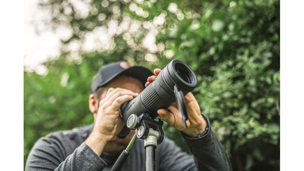 Vortex Crossfire HD 12-36x50 Spotting Scope, Angled, Green, CF-50A
