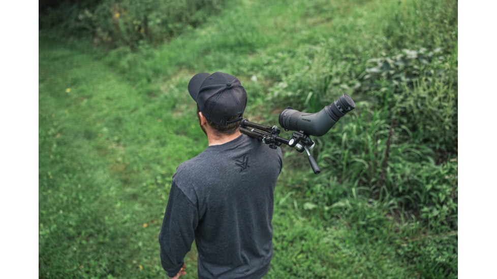 Vortex Crossfire HD 12-36x50 Spotting Scope, Angled, Green, CF-50A