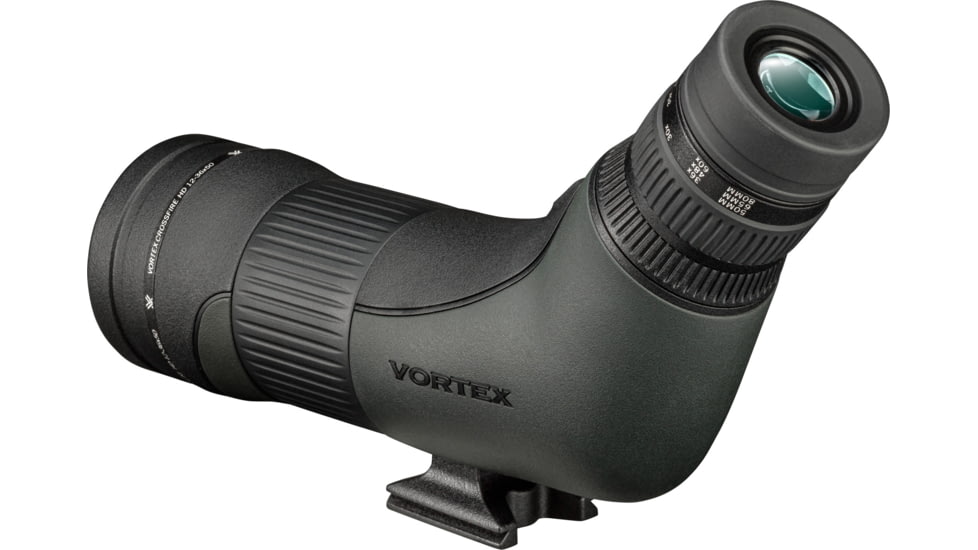 Vortex Crossfire HD 12-36x50 Spotting Scope, Angled, Green, CF-50A