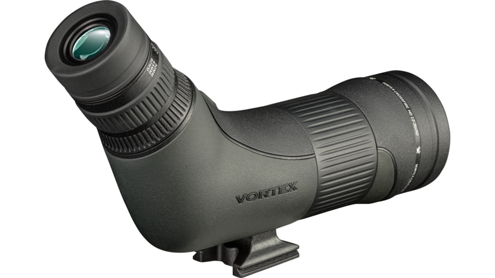 Vortex Crossfire HD 12-36x50 Spotting Scope, Angled, Green, CF-50A