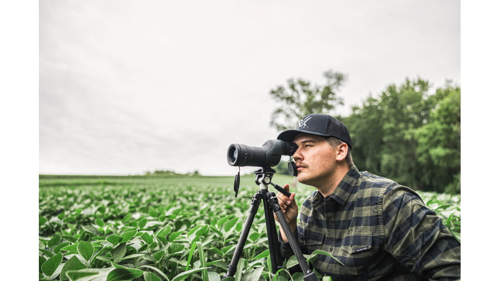 Vortex Crossfire HD 12-36x50 Spotting Scope, Straight, Green, CF-50S