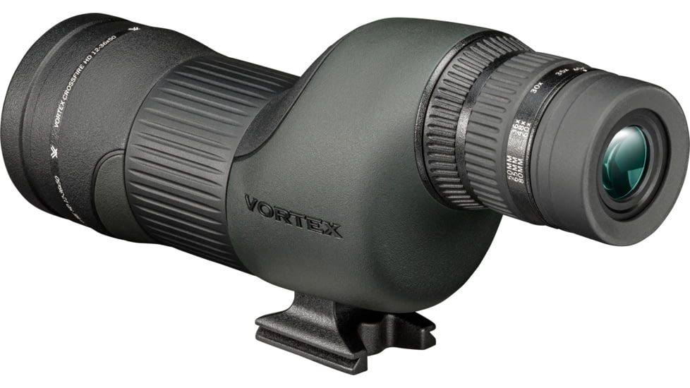Vortex Crossfire HD 12-36x50 Spotting Scope, Straight, Green, CF-50S