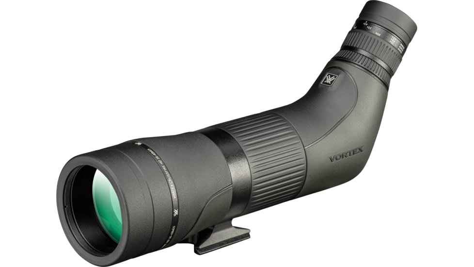 Vortex Crossfire HD 16-48x65 Spotting Scope, Angled, Green, CF-65A