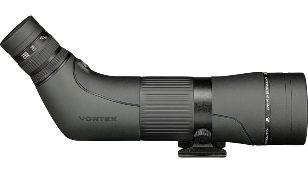 Vortex Crossfire HD 16-48x65 Spotting Scope, Angled, Green, CF-65A