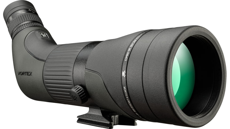 Vortex Crossfire HD 16-48x65 Spotting Scope, Angled, Green, CF-65A