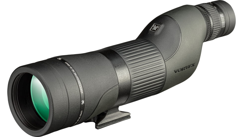 Vortex Crossfire HD 16-48x65 Spotting Scope, Straight, Green, CF-65S