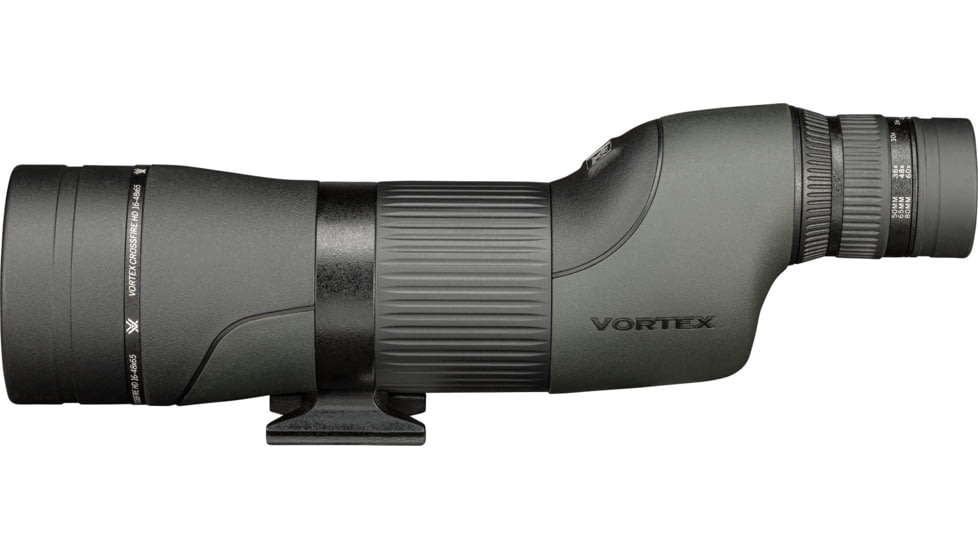 Vortex Crossfire HD 16-48x65 Spotting Scope, Straight, Green, CF-65S