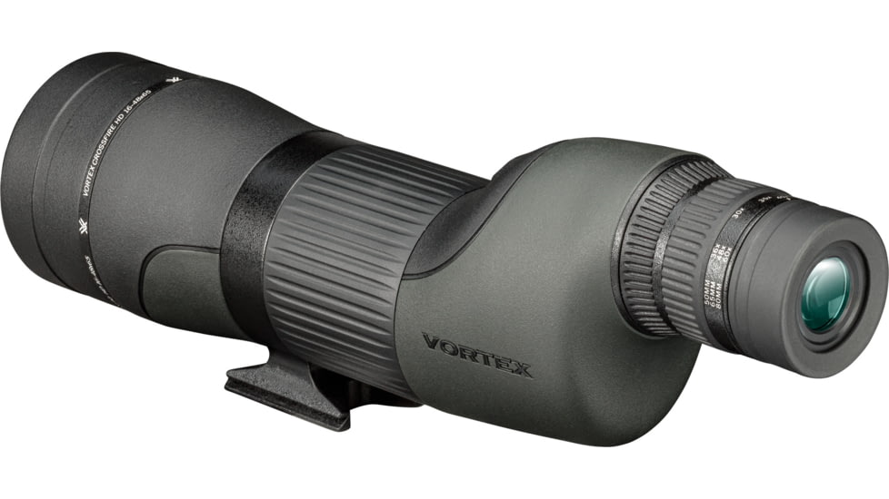 Vortex Crossfire HD 16-48x65 Spotting Scope, Straight, Green, CF-65S