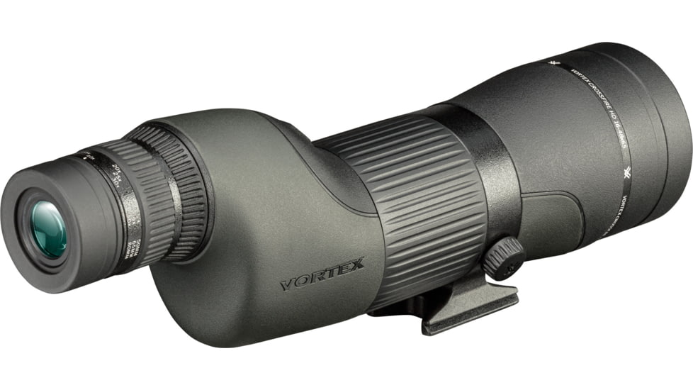 Vortex Crossfire HD 16-48x65 Spotting Scope, Straight, Green, CF-65S