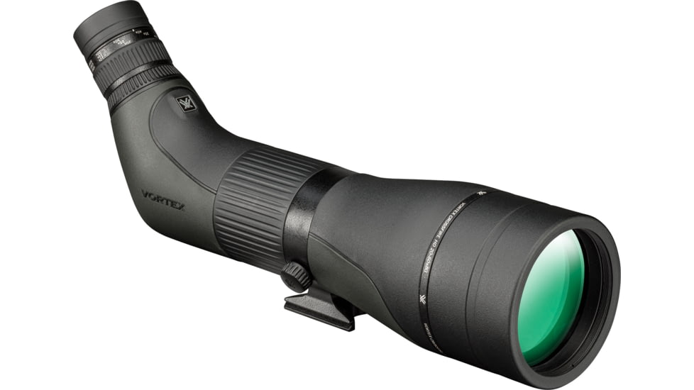 Vortex Crossfire HD 20-60x80 Spotting Scope, Angled, Green, CF-80A
