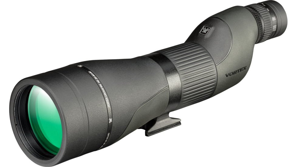 Vortex Crossfire HD 20-60x80 Spotting Scope, Straight, Green, CF-80S
