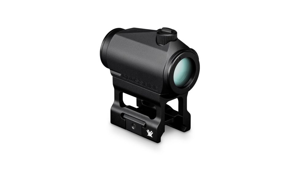Vortex Crossfire II 2 MOA Reflex Red Dot Sight, 1x22mm, Red Dot Reticle, Anodized Matte, Black, CF-RD2